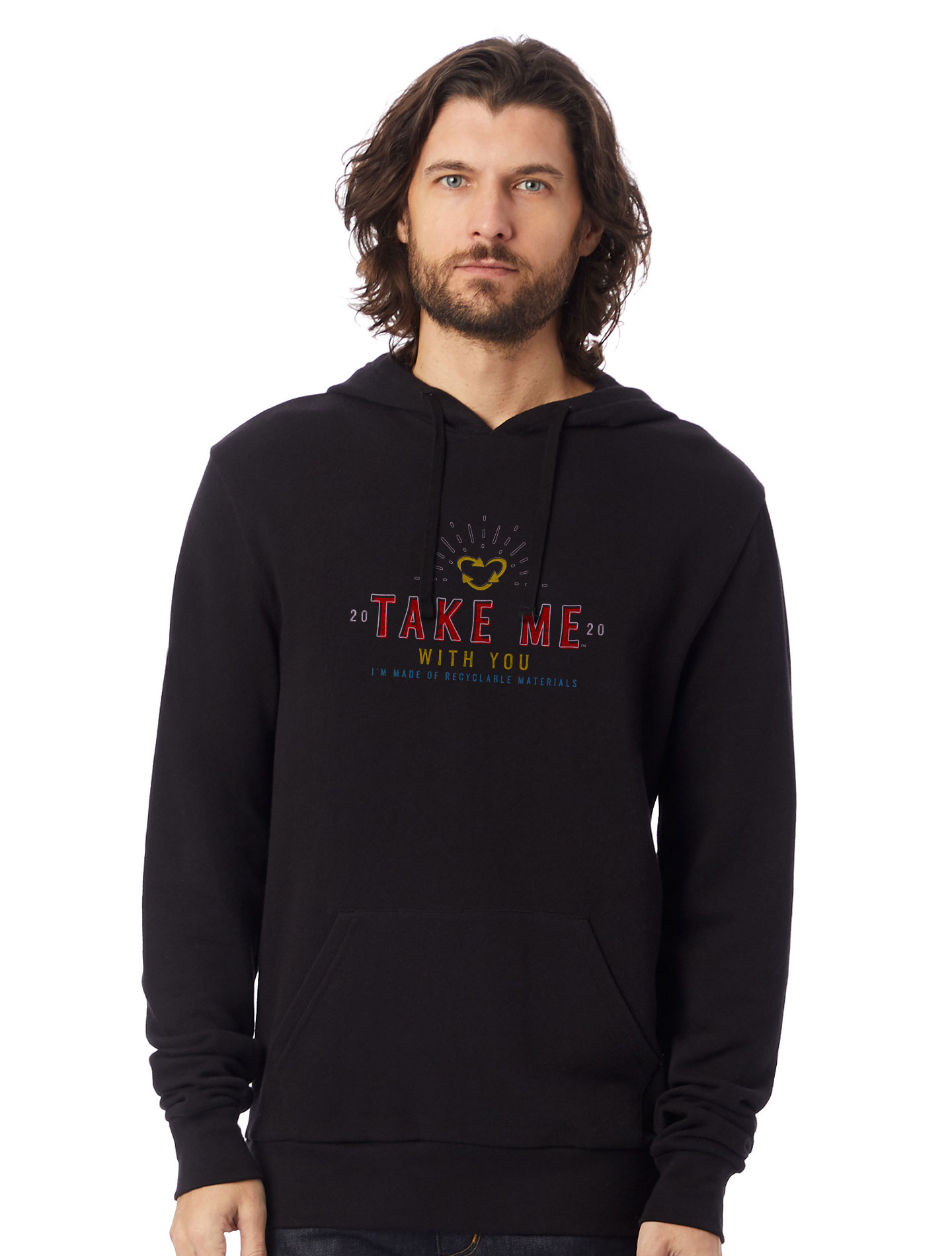 Organic Cotton Pullover Hoodie - Unisex