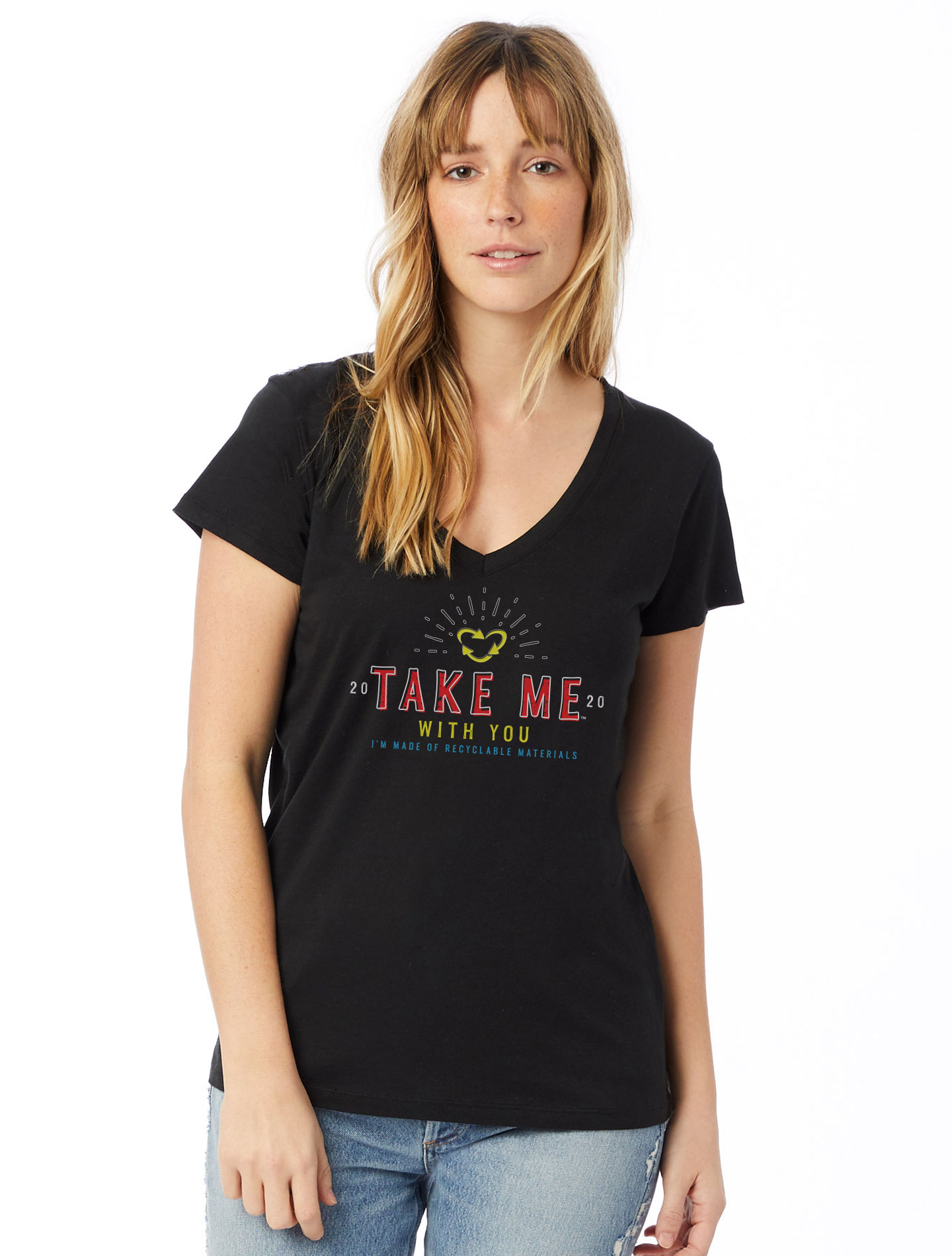Organic Cotton T-shirt V-Neck